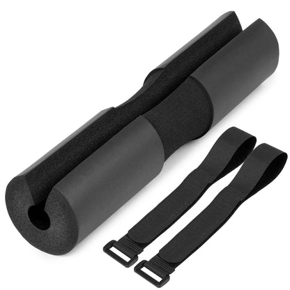 Barbell Squat Pad with Fixing Straps for Weightlifting